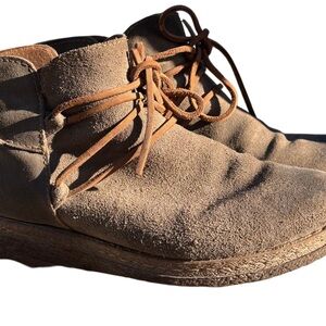 Born Tan Suede Ankle Boots